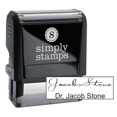 Self-Inking Doctor Signature Stamp