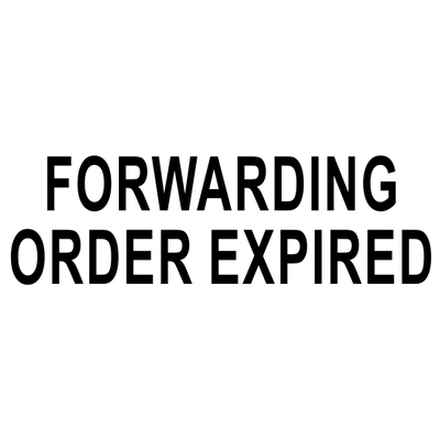 Forwarding Ordering Expired Stock Stamp - alternate view
