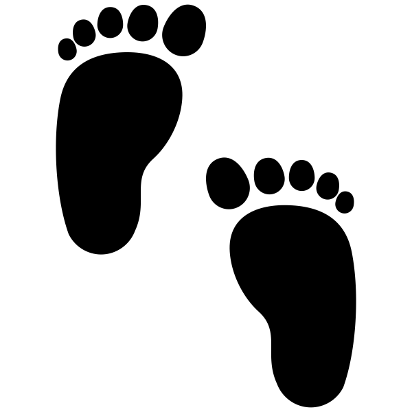 Two Little Feet Craft Stamp