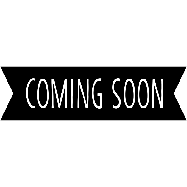 Coming Soon Banner Craft Stamp