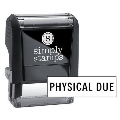 Physical Due Stock Stamp