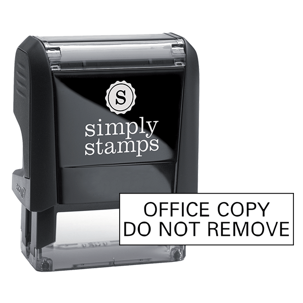 Office Copy Do Not Remove Stock Stamp