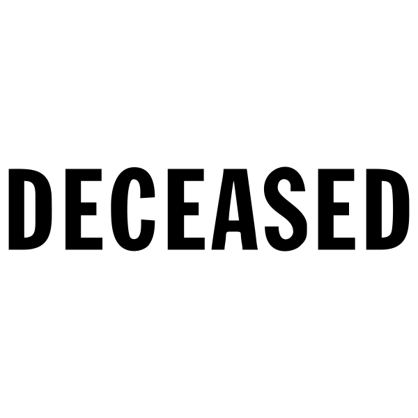 Deceased Stock Stamp