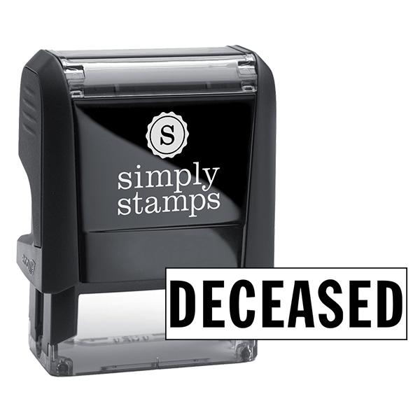 Deceased Stock Stamp