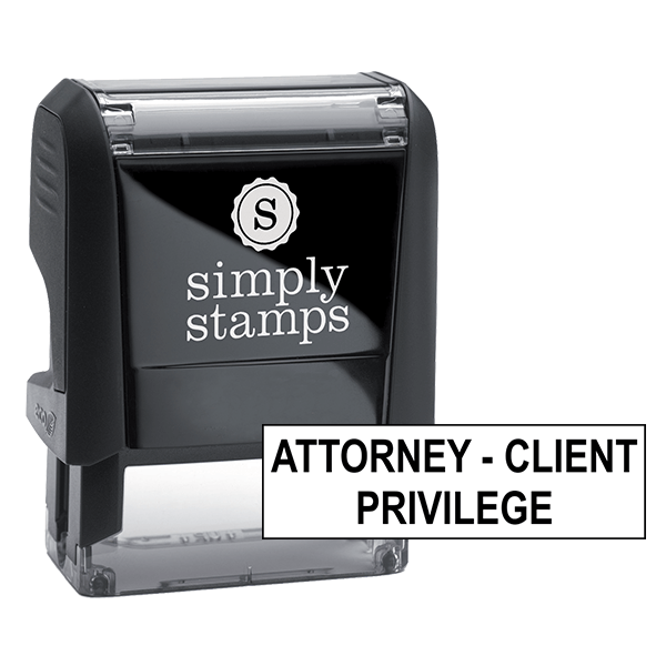 Attorney Client Privilege Stock Stamp