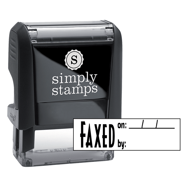 Faxed On/By Stock Stamp