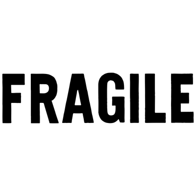Fragile Stock Stamp - alternate view