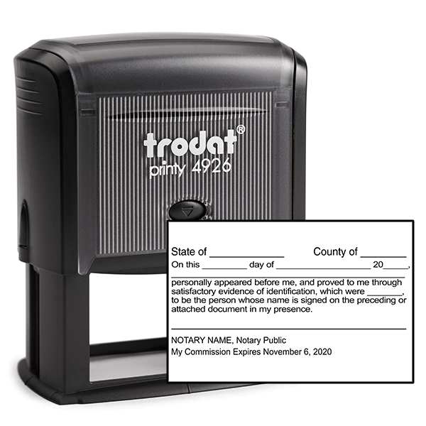 Signature Witness Notary Stamp