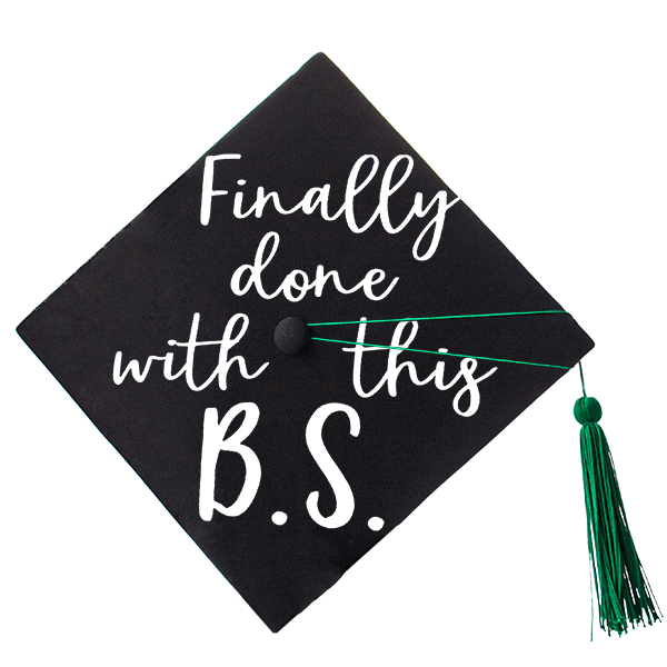 Best Is Yet To Come Graduation Cap Decal 904 Custom