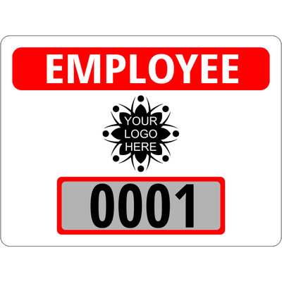 Custom Logo Clear Static Cling Parking Label