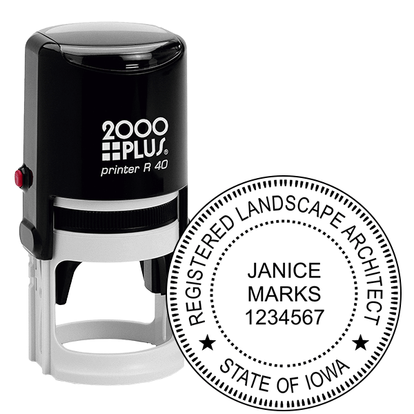 Iowa Landscape Architect Seal