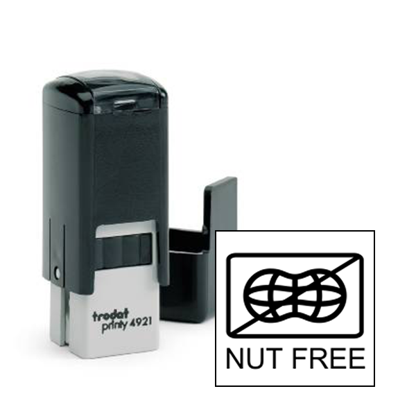 Nut Free Allergy Alert Stamp