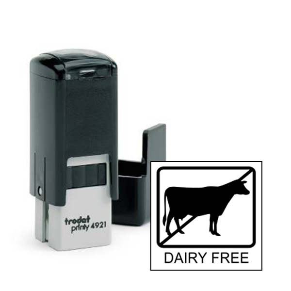 Dairy Free Allergy Alert Stamp