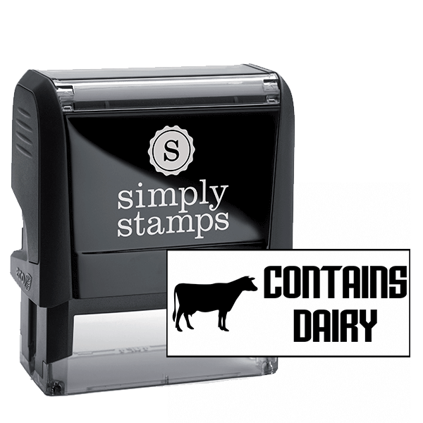 Contains Dairy Stamp