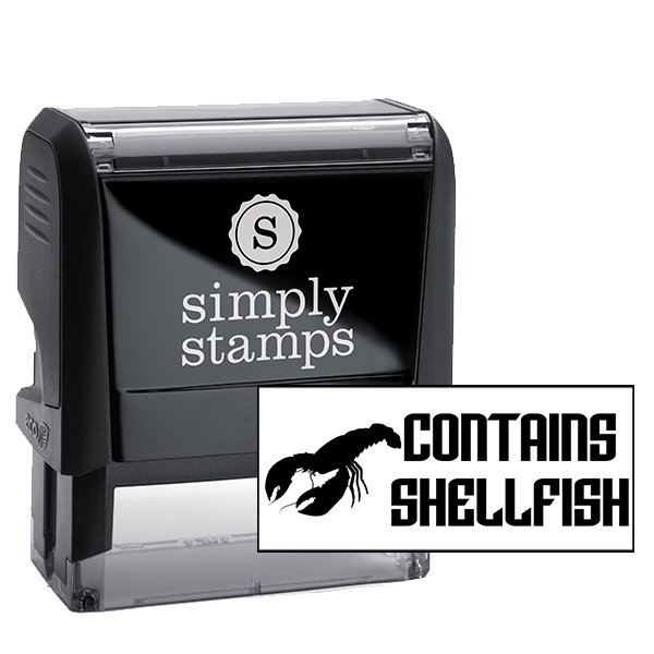 Contains Shellfish Stamp