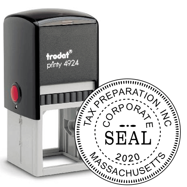 Corporate Seal Stamp with Year