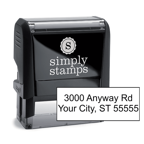 2 Line Address Stamp