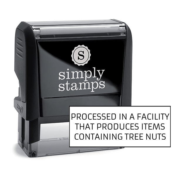 Processed In A Facility With Custom Stamp