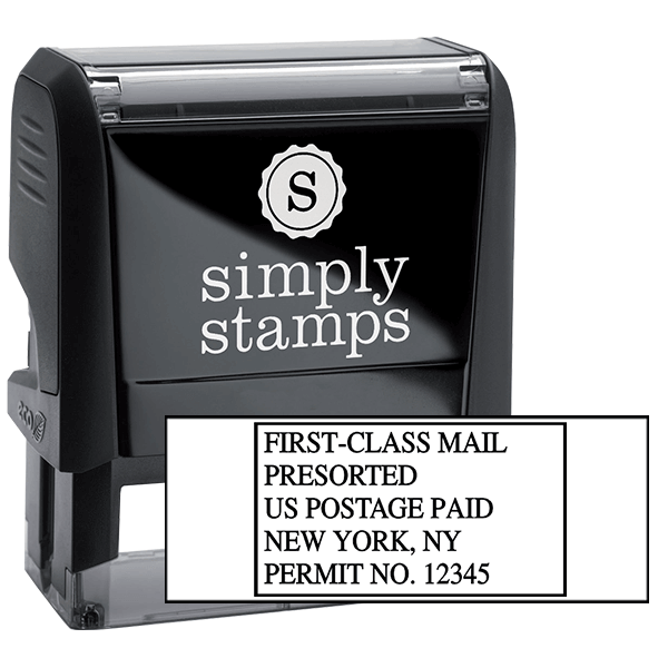 Pre-Sorted First Class Postage Paid Permit Stamp