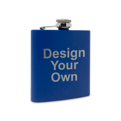 Personalize Your Own Engraved Powder Coated Flask - alternate view