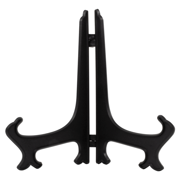 Black Plastic Easel Stand | 7" Tall
