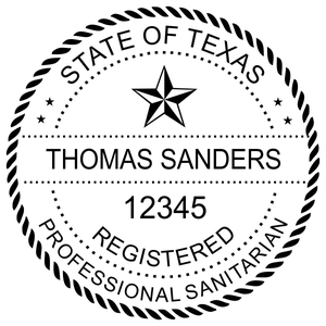 State of Texas Sanitarian Seal