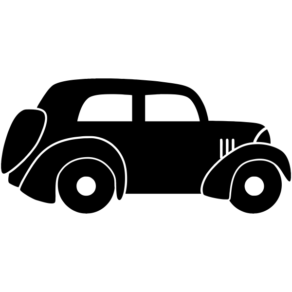 1940 Style Antique Car Craft Stamp