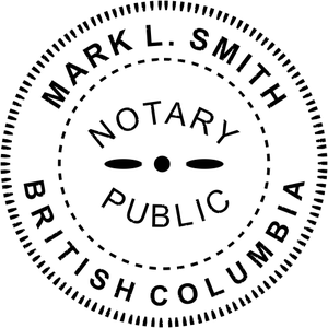 Notary for British Columbia Stamp Impression