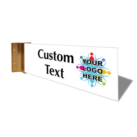 Custom Text Full Color 4" x 12" Corridor Sign