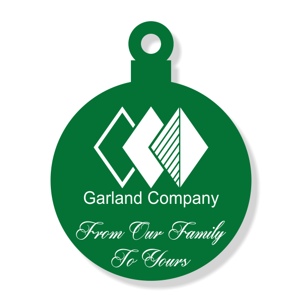 From Our Family Hanging Ball Engraved Christmas Ornament