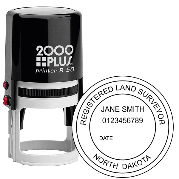 State of North Dakota Land Engineer & Surveyor Seal