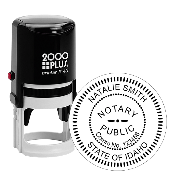 Idaho Notary Round Stamp