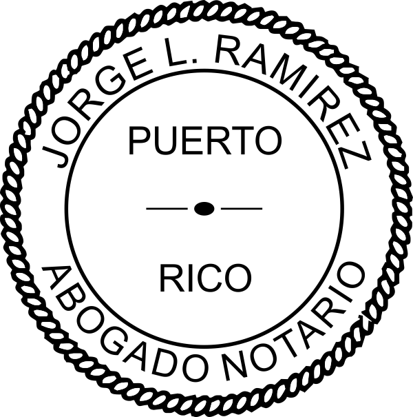 Puerto Rico Notary Stamp