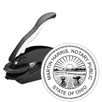 Ohio Notary Round Seal Embosser