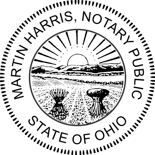 Ohio Notary Round Seal Embosser