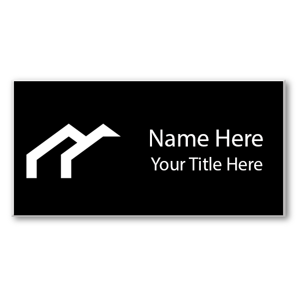 Engraved Rectangle Name Tag