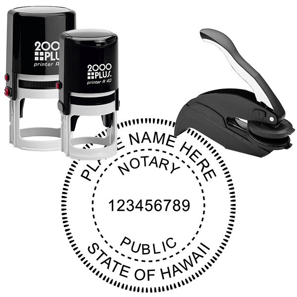 Hawaii Notary Stamp Seal