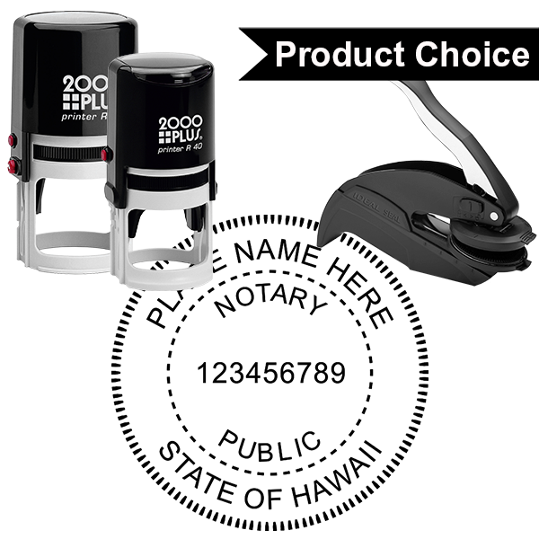 Hawaii Notary Public Stamp Seal