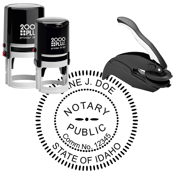 Idaho Notary Round