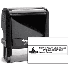 Kansas Notary Rectangle