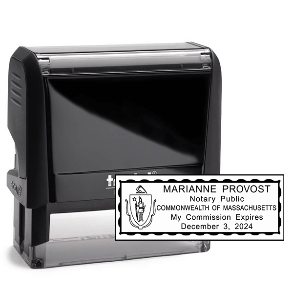 Massachusetts Notary Rectangle
