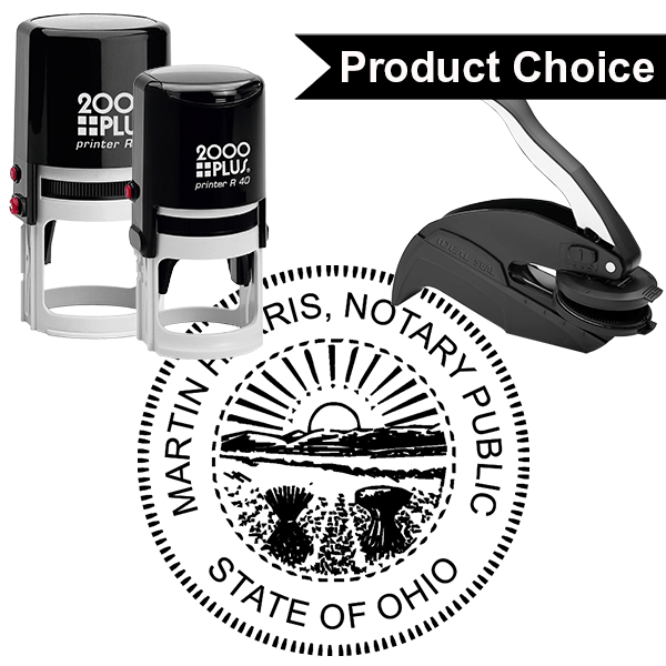Ohio Notary Round Seal