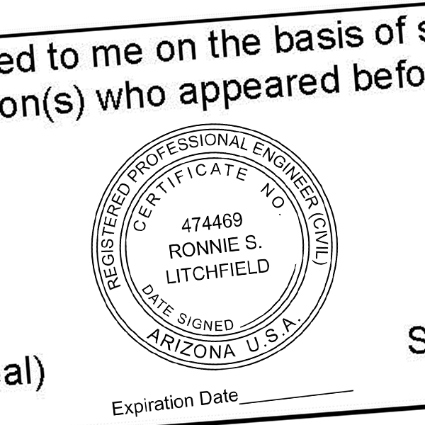 State of Arizona Engineer with Expiration