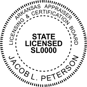 State of Arkansas Licensed Appraiser