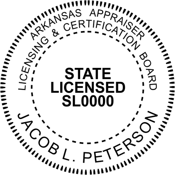State of Arkansas Licensed Appraiser