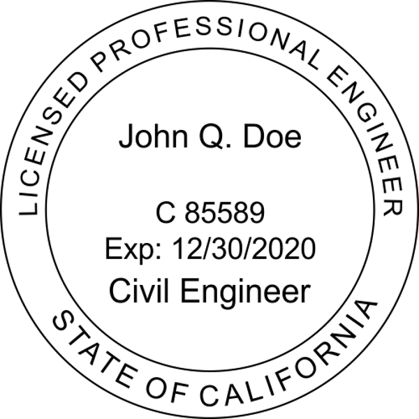 State of California Civil Engineer