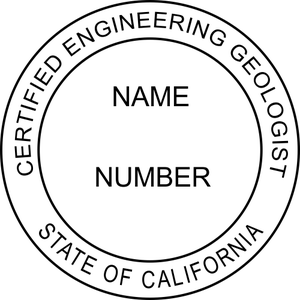 State of California Engineering Geologist