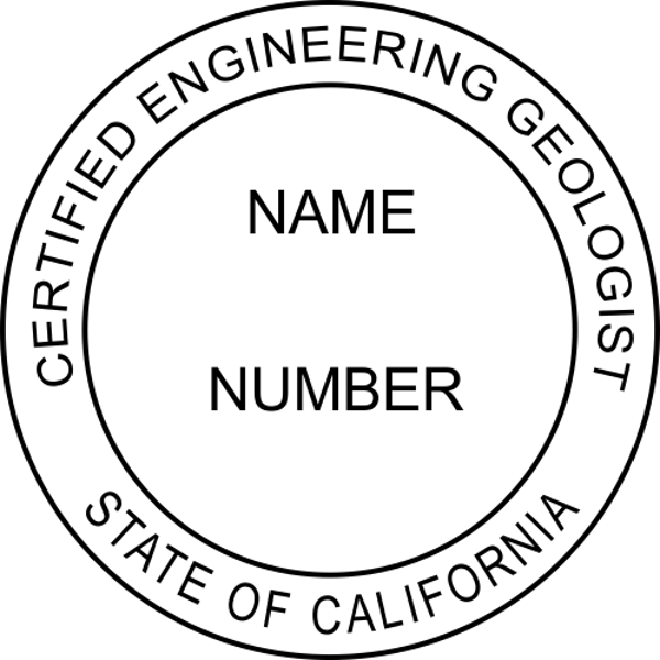 State of California Engineering Geologist