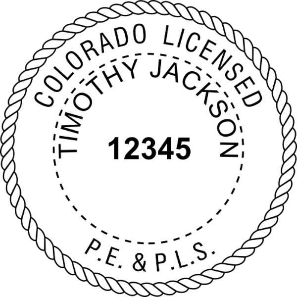 State of Colorado Combined Prof Engineer and Land Surveyor