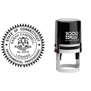 State of Connecticut Environmental Professional Seal Body and Imprint